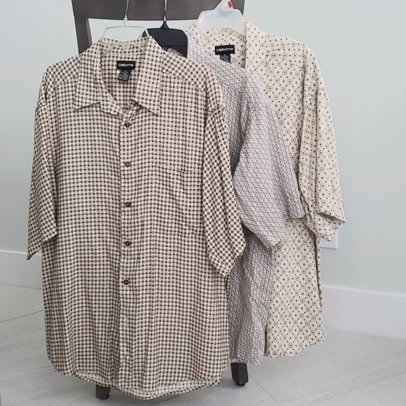 3 Mens Claiborne XL SS shirts - Picture 1 of 4